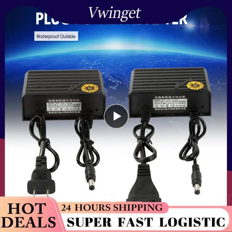 DC 12V 2A CCTV Camera Power Supply Adaptor Portable Outdoor Waterproof EU US Plug Adapter Charger For CCTV Security Video Camera
DC 12V 2A CCTV Camera Power Supply Adaptor Portable Outdoor Waterproof EU US Plug Adapter Charger For CCTV Security Video Camera