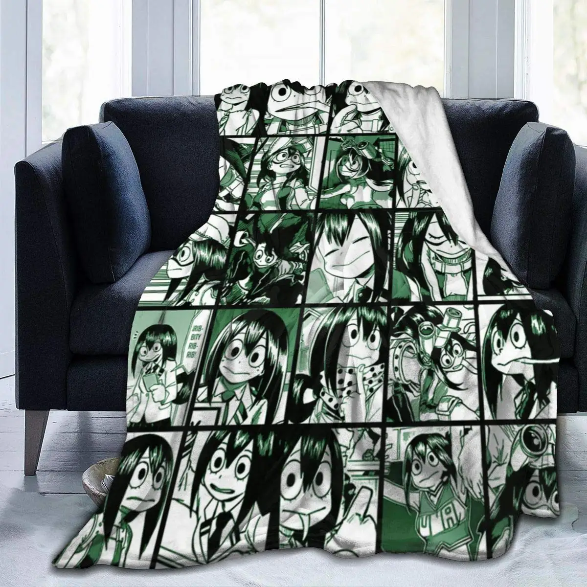 My Hero Academia Collage Anime Tsuyu Asui Throw Blanket Fuzzy Warm Throws for Winter Bedding3D Printing Soft Micro Fleece
My Hero Academia Collage Anime Tsuyu Asui Throw Blanket Fuzzy Warm Throws for Winter Bedding3D Printing Soft Micro Fleece