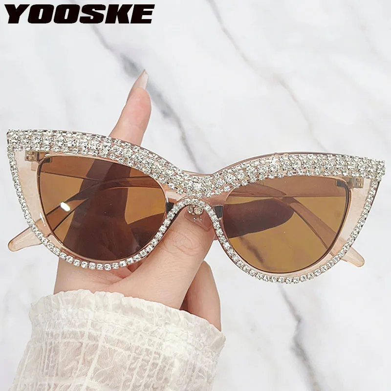 Oulylan Cat Eye Diamond Sunglasses for Women Luxury Brand Design Diamonds Sun Glasses Ladies Black Brown Eyeglasses Shades UV400
Oulylan Cat Eye Diamond Sunglasses for Women Luxury Brand Design Diamonds Sun Glasses Ladies Black Brown Eyeglasses Shades UV400