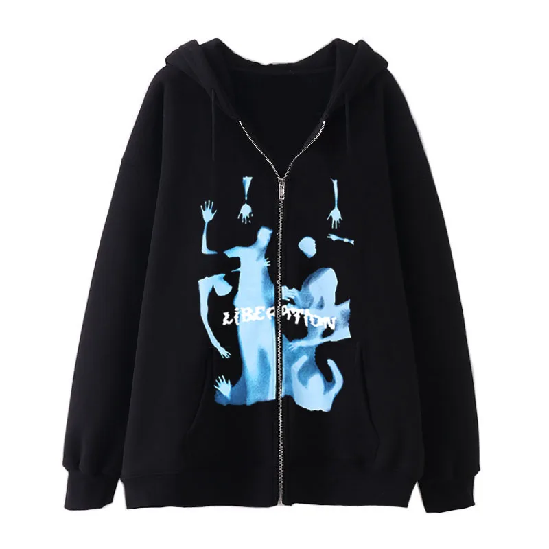Spring and Autumn Hip Hop Y2K Zipper Sweatshirt Hooded Men's and Women's Harajuku Cardigan Hoodie Oversize S-3XL
Spring and Autumn Hip Hop Y2K Zipper Sweatshirt Hooded Men's and Women's Harajuku Cardigan Hoodie Oversize S-3XL