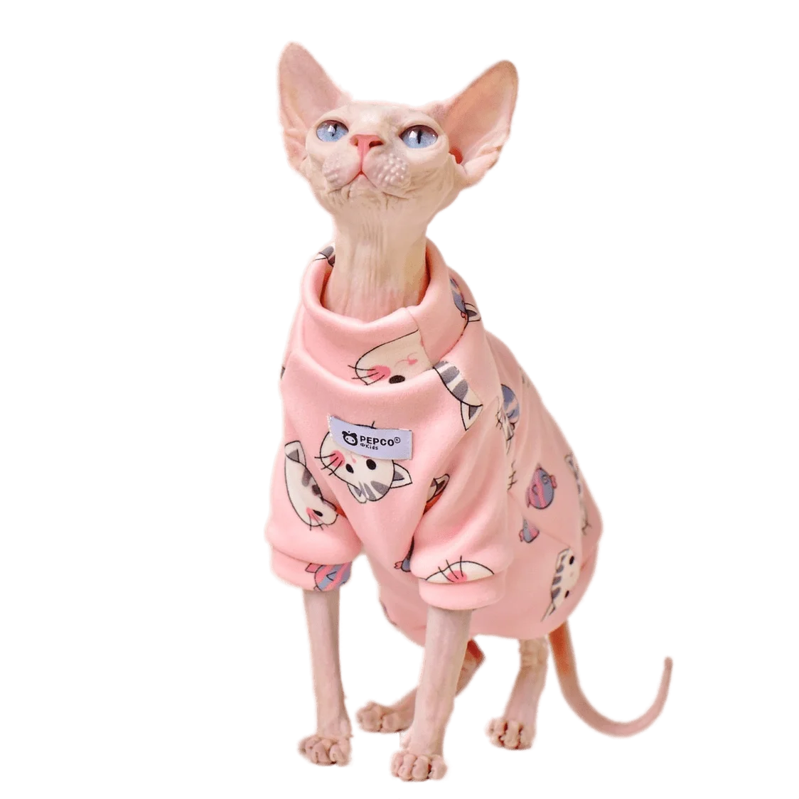 Soft Homewear Kitten Clothes Autumn Winter Velvet Sphinx Conis Devon Rex Outfits Thickening Sphynx Cat Clothes for Hairless Cat
Soft Homewear Kitten Clothes Autumn Winter Velvet Sphinx Conis Devon Rex Outfits Thickening Sphynx Cat Clothes for Hairless Cat