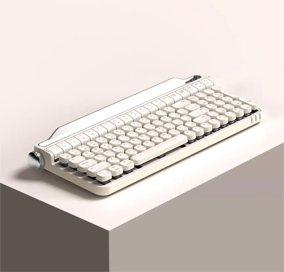 CreamWhite InsStyle Retro RGB Bluetooths Keyboard Wireless Rechargeable Mechanical 68Keys Gaming Keyboard For Windows Mac Games
CreamWhite InsStyle Retro RGB Bluetooths Keyboard Wireless Rechargeable Mechanical 68Keys Gaming Keyboard For Windows Mac Games