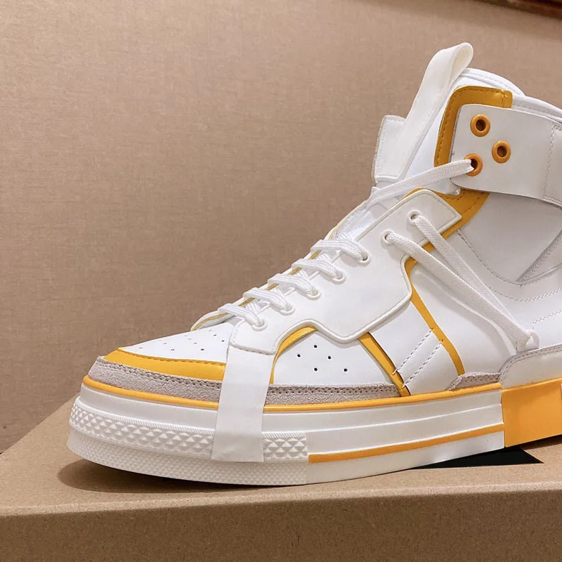 New Brand Designer Real Cow Leather Outside Inside Men's Sport High Shoes Fashion Casual Sneakers Exquisite Luxury qhdcg26
New Brand Designer Real Cow Leather Outside Inside Men's Sport High Shoes Fashion Casual Sneakers Exquisite Luxury qhdcg26