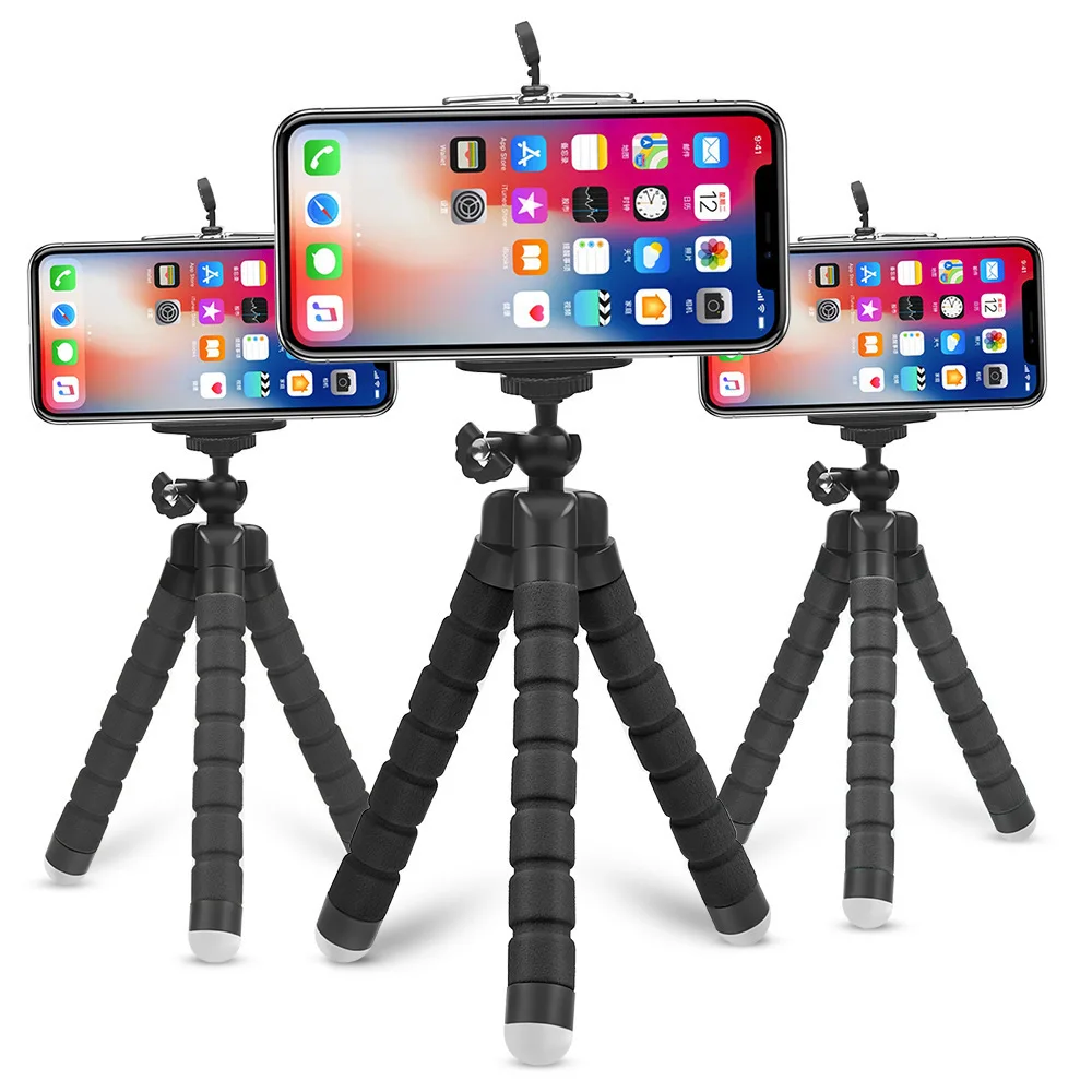Sponge Tripod Octopus Bracket Universal Phone Sponge Tripod Octopus Sponge Mobile Phone Holder
Sponge Tripod Octopus Bracket Universal Phone Sponge Tripod Octopus Sponge Mobile Phone Holder
