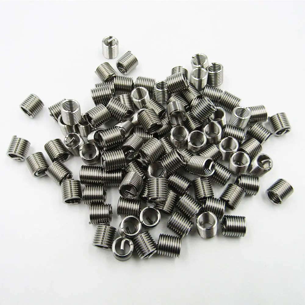 50pcs/set Stainless Steel Helicoil Wire Thread Insert M6 X 1.0 1.5D Insert Helicoil Wire Thread Repair Inserts
50pcs/set Stainless Steel Helicoil Wire Thread Insert M6 X 1.0 1.5D Insert Helicoil Wire Thread Repair Inserts