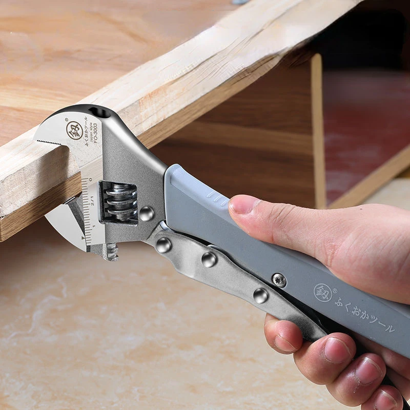 Multifunctional Universal Wrench Large Opening Adjustable Wrench Stainless Steel Non-slip Hand Tools
Multifunctional Universal Wrench Large Opening Adjustable Wrench Stainless Steel Non-slip Hand Tools
