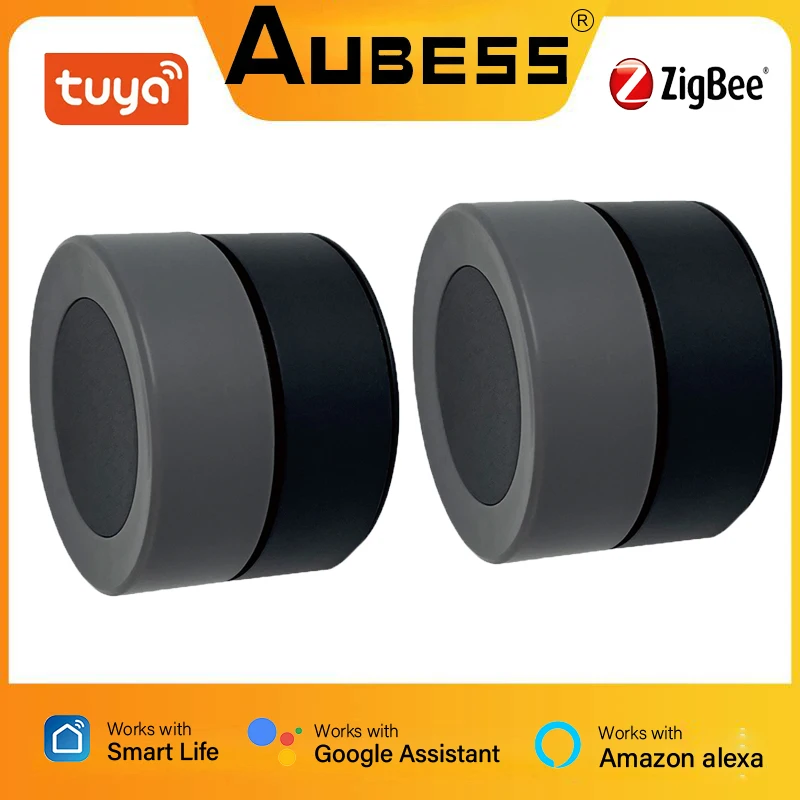 Tuya ZigBee Smart Knob Wireless Scene Switch Button Controller Automation Scenario Smart Home For Tuya Smart Life Zigbee Gateway 
Tuya ZigBee Smart Knob Wireless Scene Switch Button Controller Automation Scenario Smart Home For Tuya Smart Life Zigbee Gateway