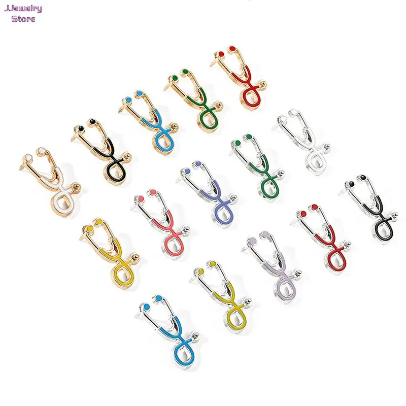 1pc Mini Stethoscope Brooch Pins Pink Green Gun Black Collar Corsage Doctors Nurse Medical Student Graduation Gift
1pc Mini Stethoscope Brooch Pins Pink Green Gun Black Collar Corsage Doctors Nurse Medical Student Graduation Gift