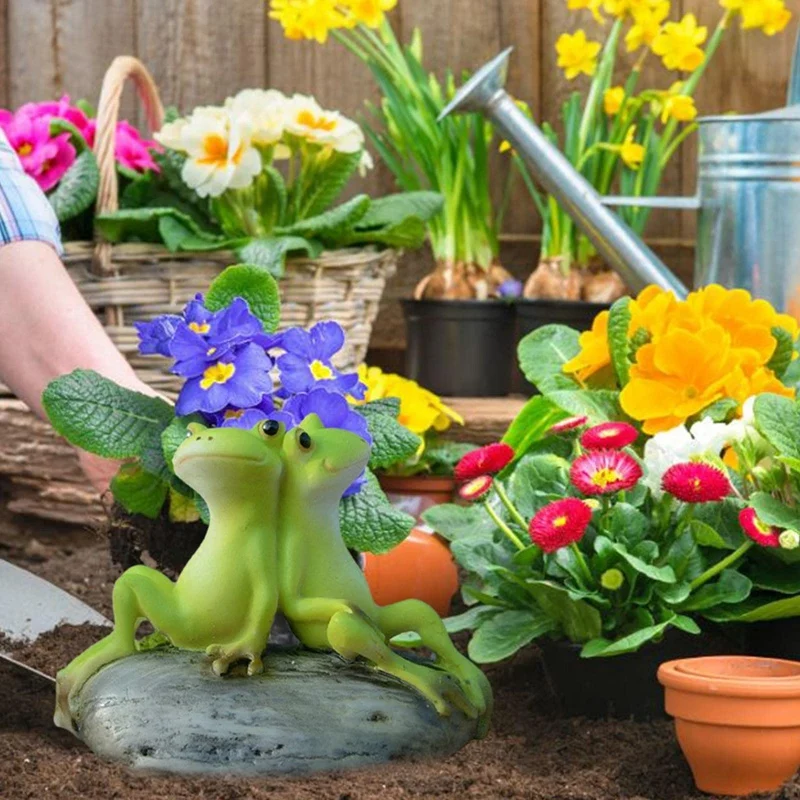 Frog Resin Statue Green Frog Statue Sitting on Stone Figurine Garden Patio Indoor Outdoor Decoration Model Sculpture
Frog Resin Statue Green Frog Statue Sitting on Stone Figurine Garden Patio Indoor Outdoor Decoration Model Sculpture