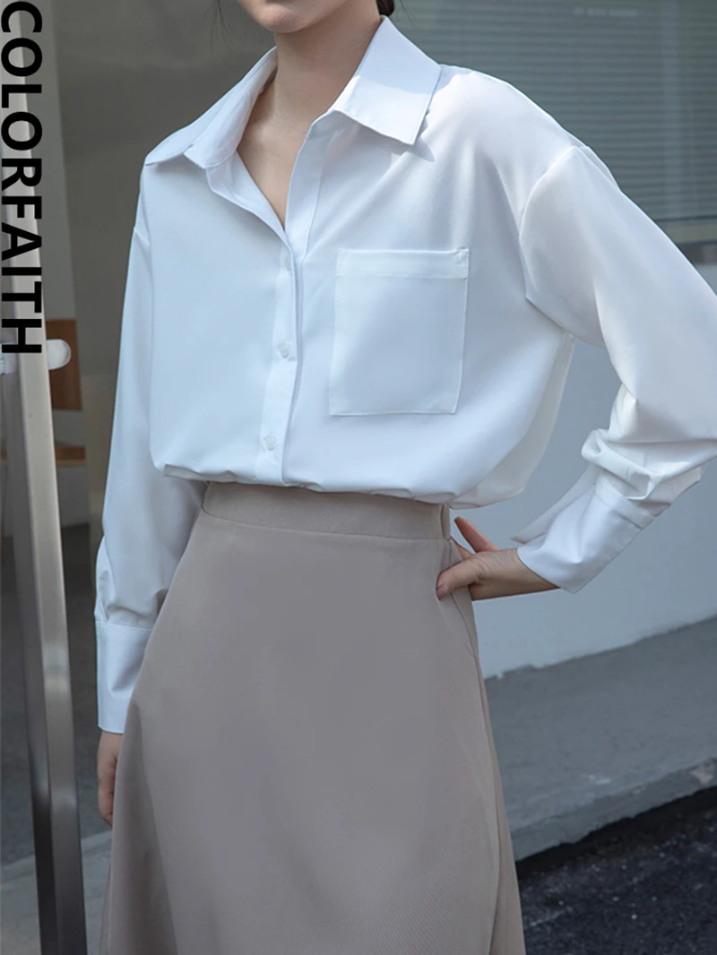 Colorfaith New 2022 Vintage Korean Fashion Irregular Office Elegant Lady Women Spring Summer Blouses Shirts Wild Tops BL2025A
Colorfaith New 2022 Vintage Korean Fashion Irregular Office Elegant Lady Women Spring Summer Blouses Shirts Wild Tops BL2025A