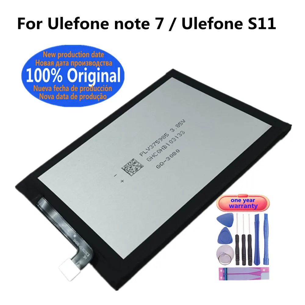 Genuine Original Ulefone Note 7 / S11 3430mAh Mobile Phone Battery For Ulefone S11 / Note 7 Smartphone Li-ion Battery+Tool Kits
Genuine Original Ulefone Note 7 / S11 3430mAh Mobile Phone Battery For Ulefone S11 / Note 7 Smartphone Li-ion Battery+Tool Kits