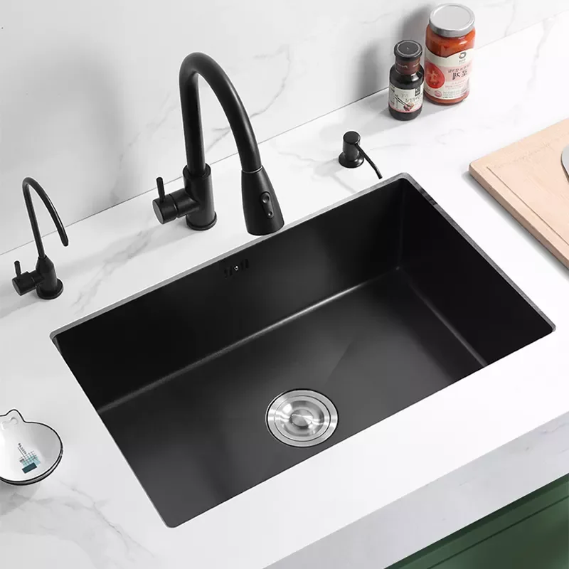 304 Stainless Steel Kitchen Sink Multiple Size Single Bowl Undermount Basin For Kitchen Fixture Improvement With Drainage
304 Stainless Steel Kitchen Sink Multiple Size Single Bowl Undermount Basin For Kitchen Fixture Improvement With Drainage