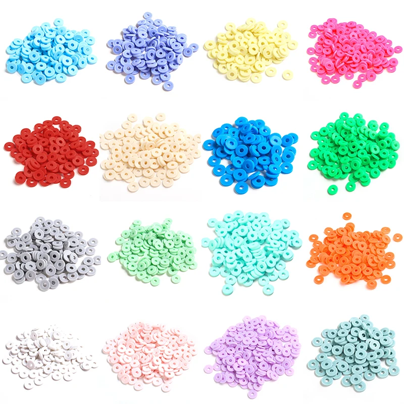 1000Pcs 6mm Polymer Clay Beads Soft Pottery Loose Spacer Bracelet Earring Necklace Craft For DIY Jewelry Making Supplies
1000Pcs 6mm Polymer Clay Beads Soft Pottery Loose Spacer Bracelet Earring Necklace Craft For DIY Jewelry Making Supplies