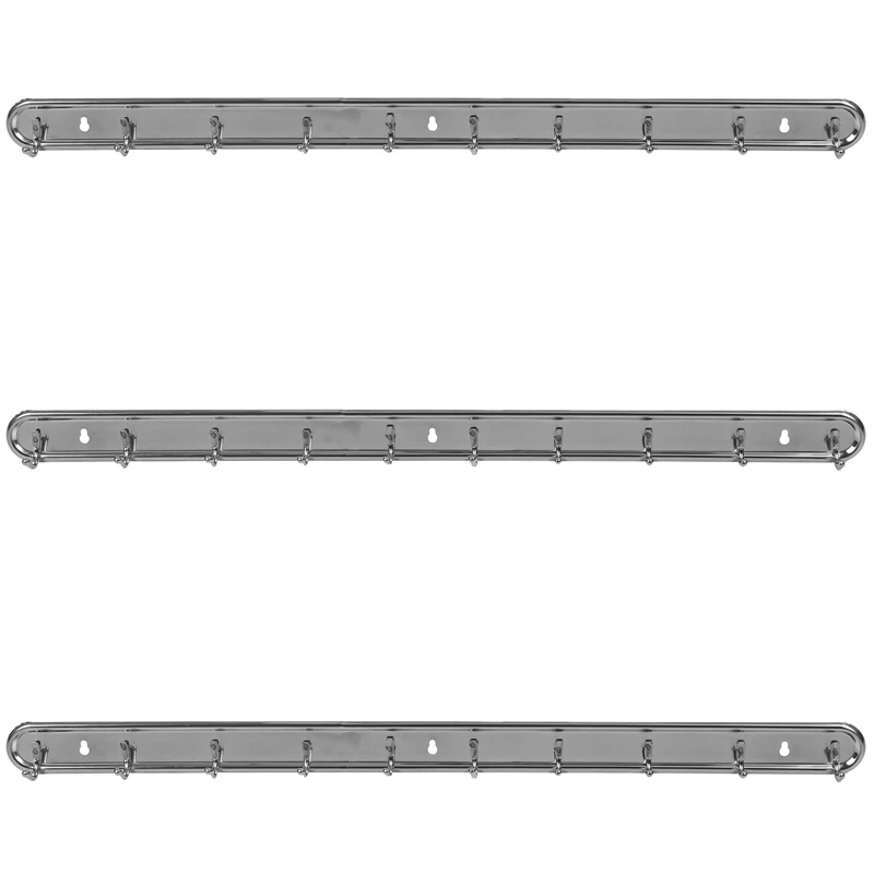 3 шт., 24-дюймовые длинные настенные крючки из нержавеющей стали
3 шт., 24-дюймовые длинные настенные крючки из нержавеющей стали