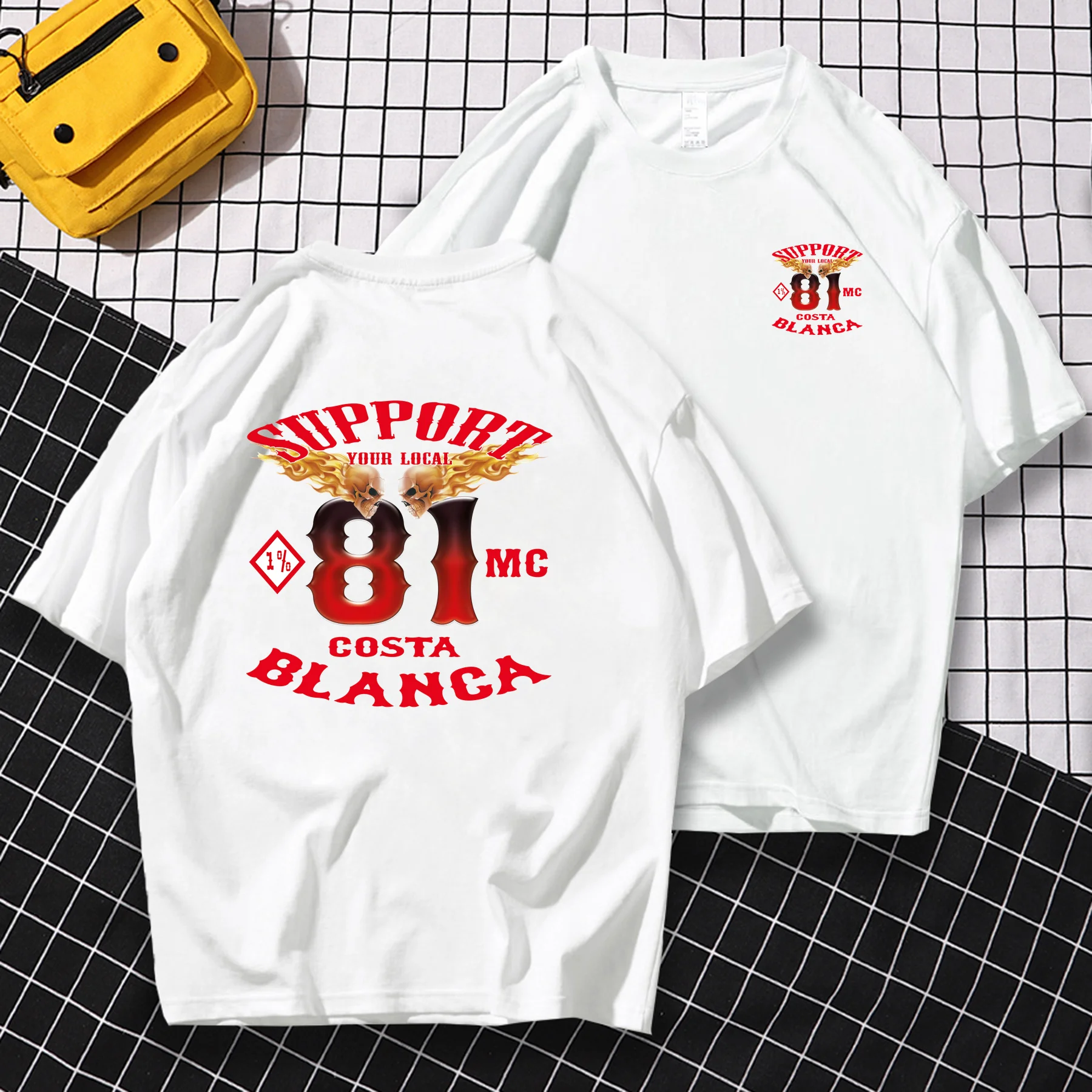 Men/women Fashion Summer Anime Harajuku Y2k Hip Hop Oversized T-shirt Hells Angels T-shirt Graphic Tees Short Sleeve Tops
Men/women Fashion Summer Anime Harajuku Y2k Hip Hop Oversized T-shirt Hells Angels T-shirt Graphic Tees Short Sleeve Tops