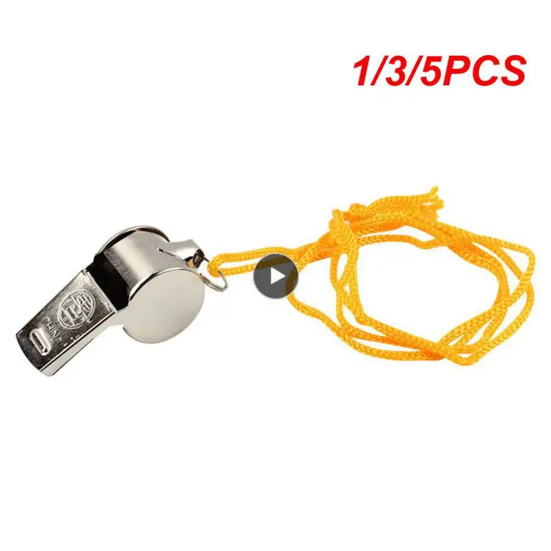 

1/3/5PCS Loudly Referee Whistle Durable 7.8g School Training Post Outdoor Sports Whistle Outdoor Equipment Must Have