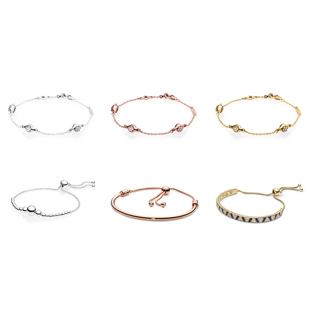 925 Sterling Silver Bracelets Charms On Size Rose Gold Fashion Bangles For Women CHARMS Jewelry Gift
925 Sterling Silver Bracelets Charms On Size Rose Gold Fashion Bangles For Women CHARMS Jewelry Gift