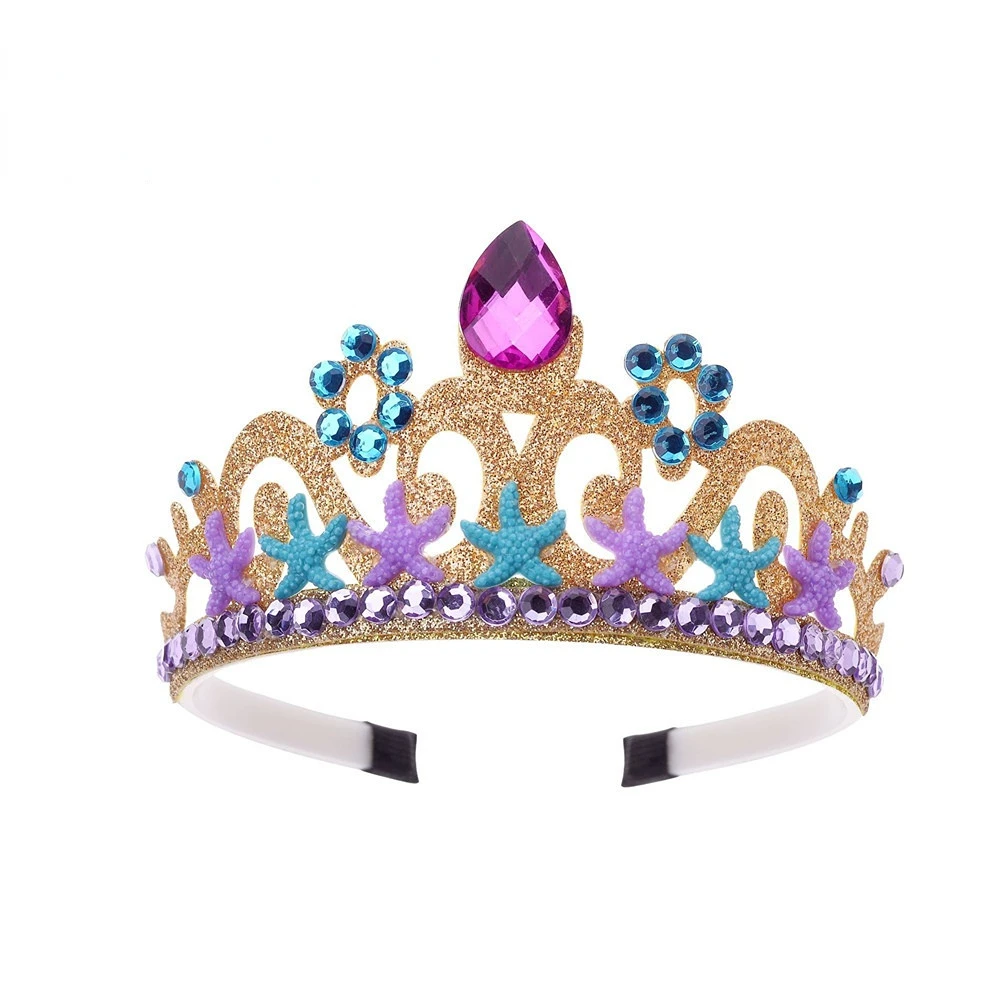 Crown Hair Band Korean Headdress Mermaid Crown Rhinestone Children's Jewelry Princess Crown Holiday Hair Band
Crown Hair Band Korean Headdress Mermaid Crown Rhinestone Children's Jewelry Princess Crown Holiday Hair Band