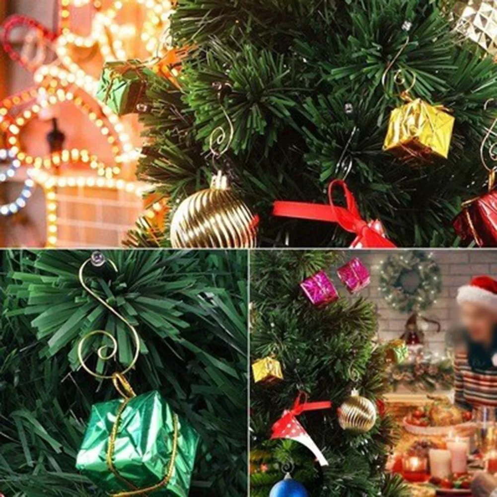 20 PCS Steel Christmas Tree Ornament Hooks S Shaped Couple Baubles Ball Xmas For Home Party Decorations Supplies 5x2.5cm
20 PCS Steel Christmas Tree Ornament Hooks S Shaped Couple Baubles Ball Xmas For Home Party Decorations Supplies 5x2.5cm