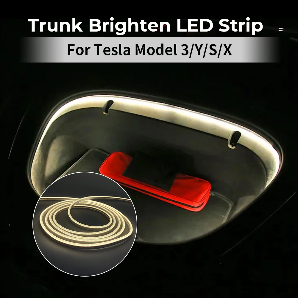 AlphaRider Frunk Brighten LED Strip Modified Lighting for Tesla Model 3 Y S X 5M Waterproof Flexible Front Trunk Silicone Light
AlphaRider Frunk Brighten LED Strip Modified Lighting for Tesla Model 3 Y S X 5M Waterproof Flexible Front Trunk Silicone Light