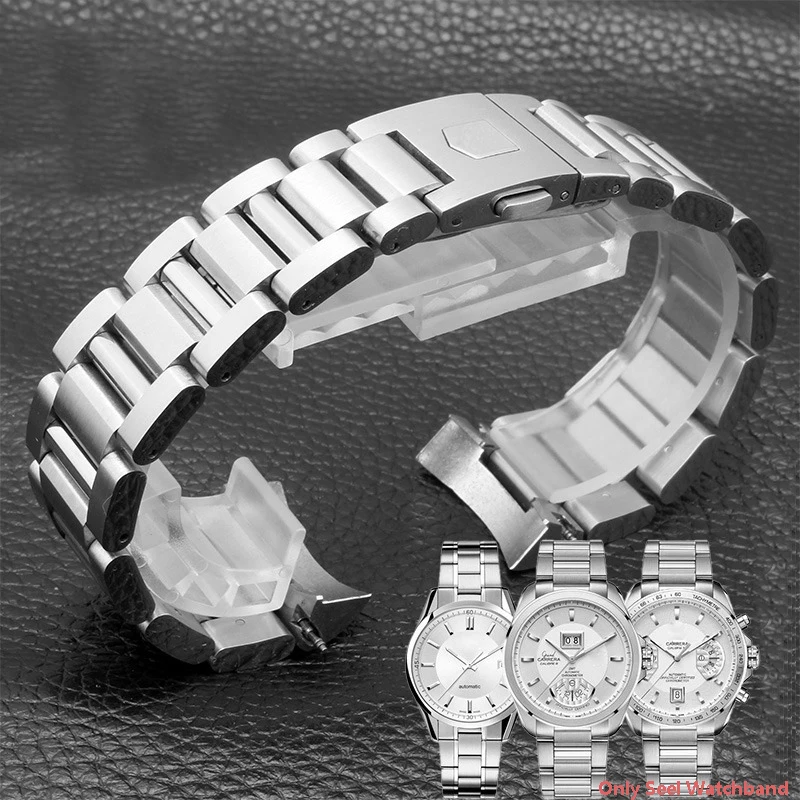 Solid Stainless Steel Watchband For Tag Heuer Carrera CBN2A1D Competitive Potential WAY201S Series 22MM Male Watch Strap
Solid Stainless Steel Watchband For Tag Heuer Carrera CBN2A1D Competitive Potential WAY201S Series 22MM Male Watch Strap