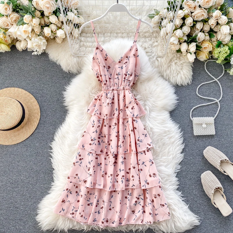 2023 Summer Beach Maxi Dress Sleeveless Ruffles Women's V Neck Bohemian Party Dresses Ladies Elegant Spaghetti Strap Long Dress
2023 Summer Beach Maxi Dress Sleeveless Ruffles Women's V Neck Bohemian Party Dresses Ladies Elegant Spaghetti Strap Long Dress