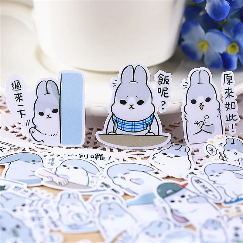 35 PCS Anime naughty rabbit everyday Paper Stickers Crafts And Scrapbooking stickers book Decorative sticker DIY Stationery
35 PCS Anime naughty rabbit everyday Paper Stickers Crafts And Scrapbooking stickers book Decorative sticker DIY Stationery