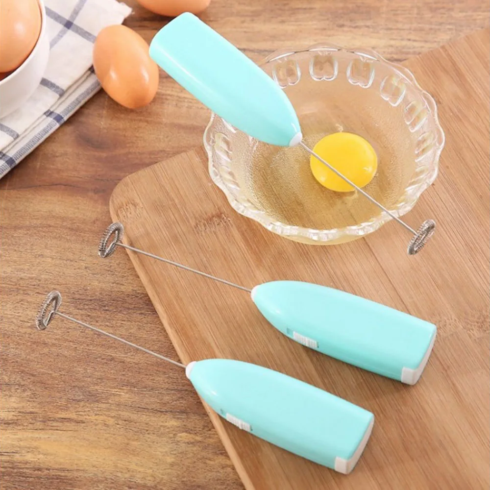 

Ручной Электрический взбиватель яиц, мини-инструмент из нержавеющей стали для домашней кухни, кофе, молока, чая, взбивания крема, выпечки, обеденных яиц