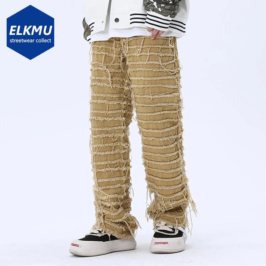 Tassel Patchwork Hip Hop Jeans Fashion Baggy Straight Denim Pants 2022 New Men Harajuku Streetwear Loose Jeans
Tassel Patchwork Hip Hop Jeans Fashion Baggy Straight Denim Pants 2022 New Men Harajuku Streetwear Loose Jeans