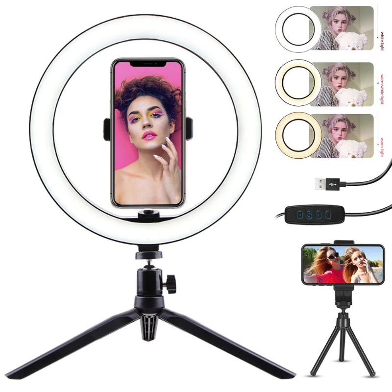 LED Ring Light makeup lamp Round aperture makeup light with Stand Makeup Video/Photography
LED Ring Light makeup lamp Round aperture makeup light with Stand Makeup Video/Photography