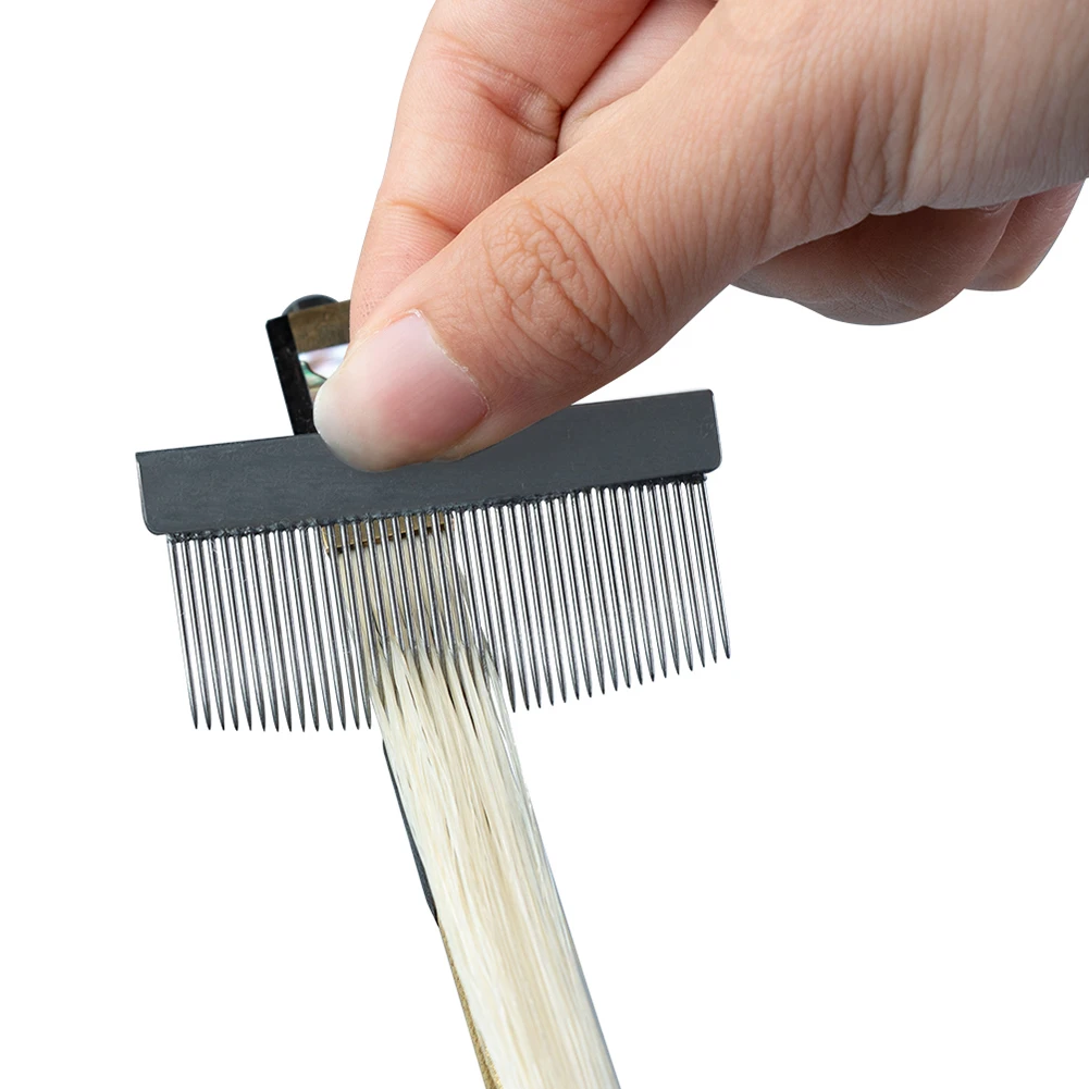 Durable Cleaning Bow Brush Clip Comb Iron Silver Stainless Steel Viola 1pcs 55cm Accessories Cello Bow Horse Hair
Durable Cleaning Bow Brush Clip Comb Iron Silver Stainless Steel Viola 1pcs 55cm Accessories Cello Bow Horse Hair