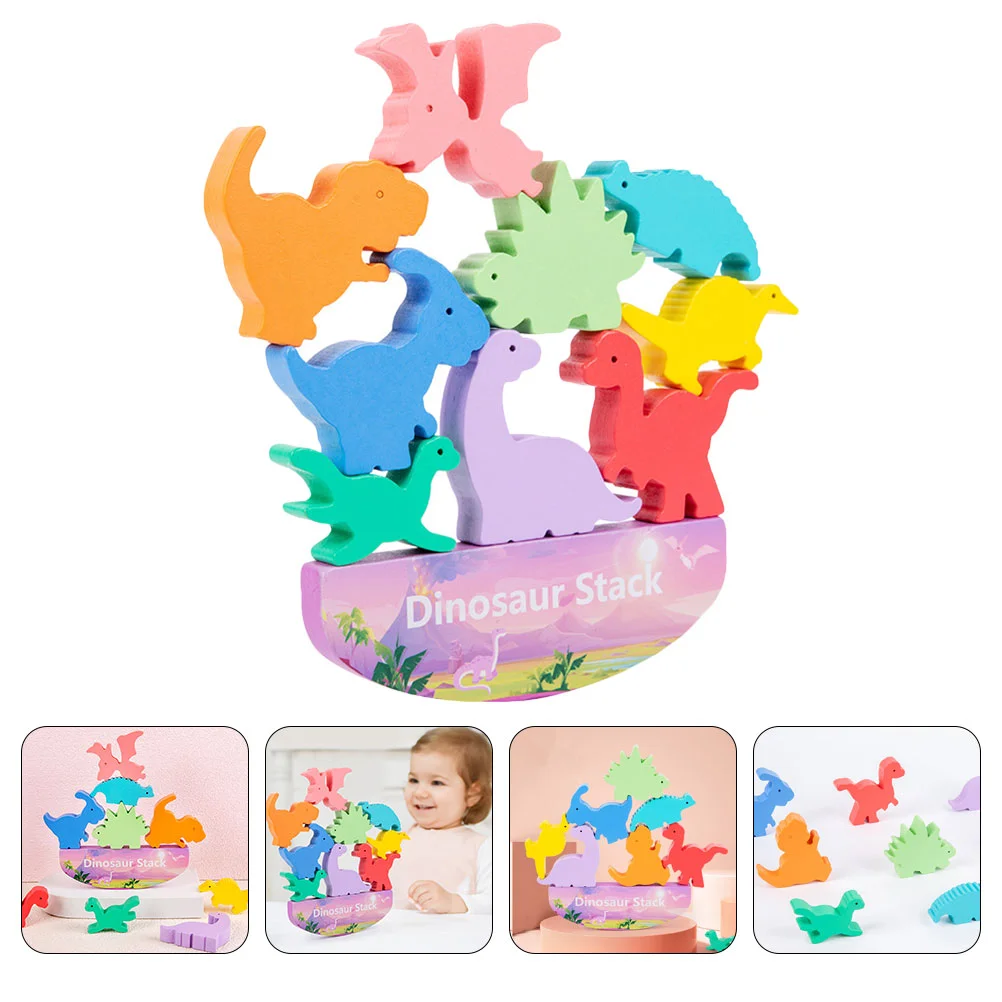 

Cartoon Toy Kids Adorable Stacking Blocks Animal Toys Building Children Educational Plaything