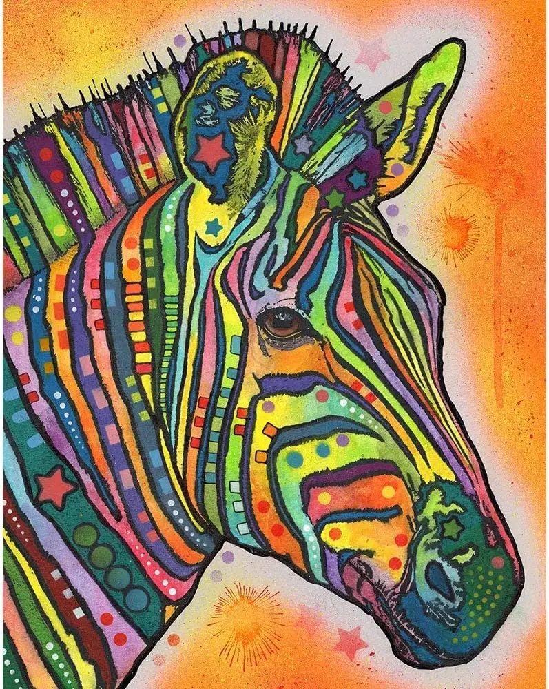 My Wonderful Walls Pop Art от Дина Руссо Зебра, наклейка на стену, 31,4 на 40 дюймов, разноцветная
My Wonderful Walls Pop Art от Дина Руссо Зебра, наклейка на стену, 31,4 на 40 дюймов, разноцветная