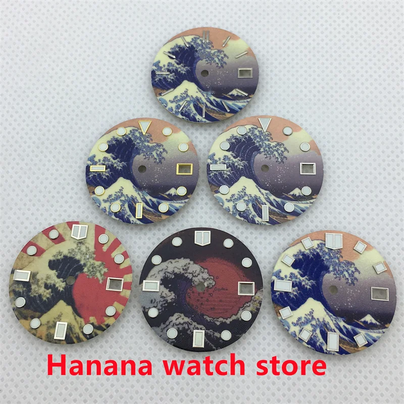 29mm watch dial super green luminous dial fit NH35 NH36 movement Fit Degree SKX007/Submarine Watchcase
29mm watch dial super green luminous dial fit NH35 NH36 movement Fit Degree SKX007/Submarine Watchcase