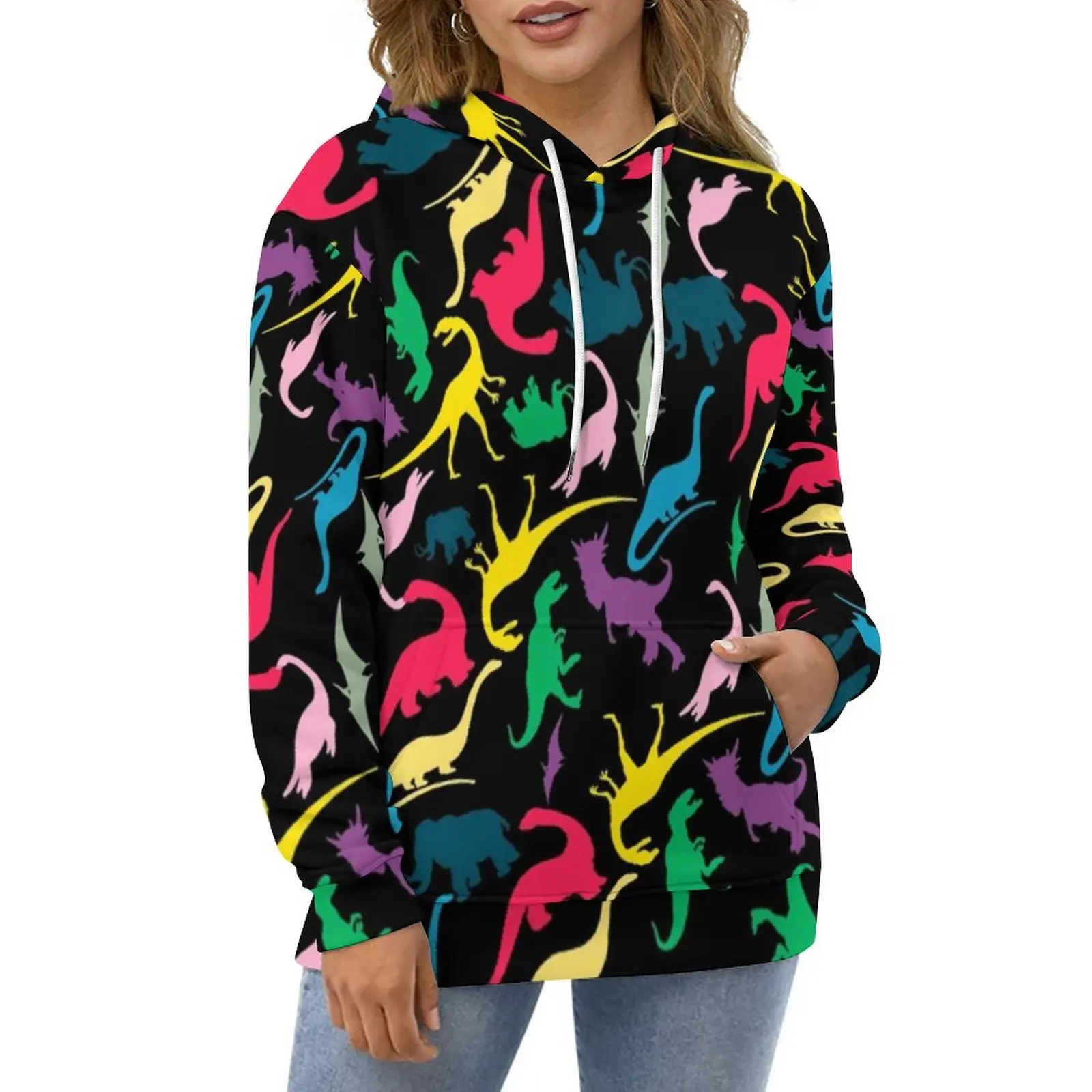 Colorful Dinosaur Casual Hoodies Funny Animal Print Retro Design Loose Hoodie Winter Long Sleeve Harajuku Oversized Tops Gift
Colorful Dinosaur Casual Hoodies Funny Animal Print Retro Design Loose Hoodie Winter Long Sleeve Harajuku Oversized Tops Gift