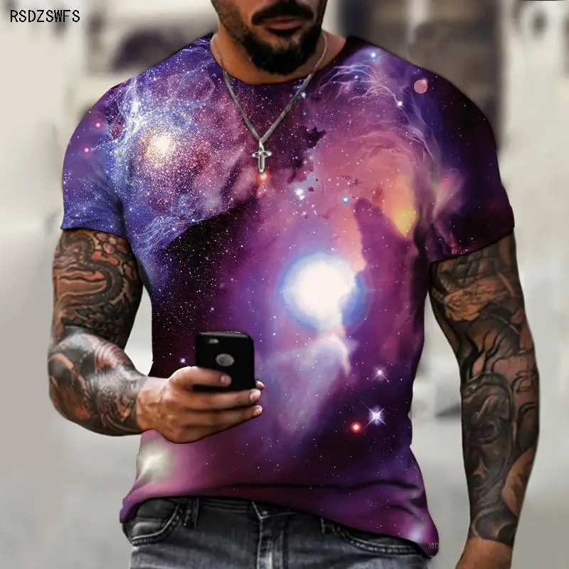 Mysterious Galaxy 3D Printing Art Men's T-shirt Three-dimensional Shirt International 2022 Clothing Summer Sports Fitness Shirt
Mysterious Galaxy 3D Printing Art Men's T-shirt Three-dimensional Shirt International 2022 Clothing Summer Sports Fitness Shirt