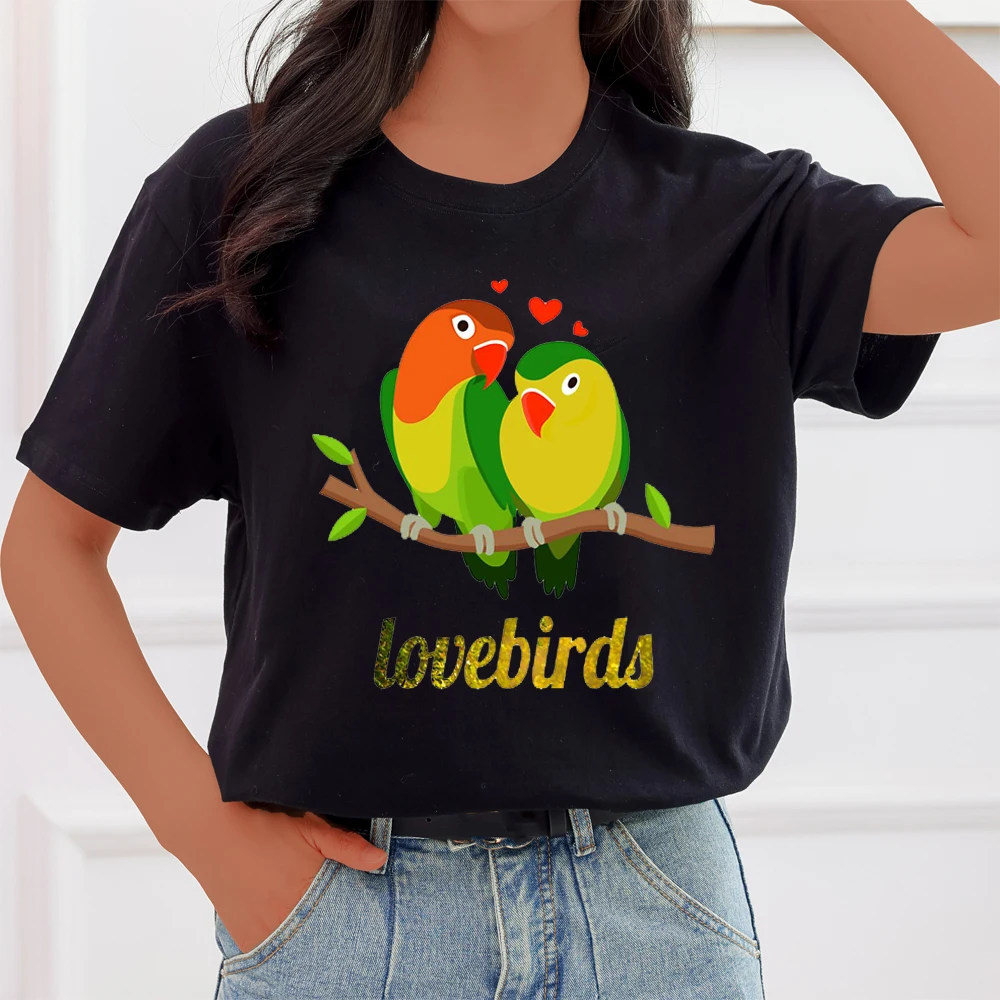 Funny Cartoon Parrot Pattern Print Women's T-shirt Fashion Animal Top Shirt Men's Short-Sleeved Summer New Couple Clothes
Funny Cartoon Parrot Pattern Print Women's T-shirt Fashion Animal Top Shirt Men's Short-Sleeved Summer New Couple Clothes