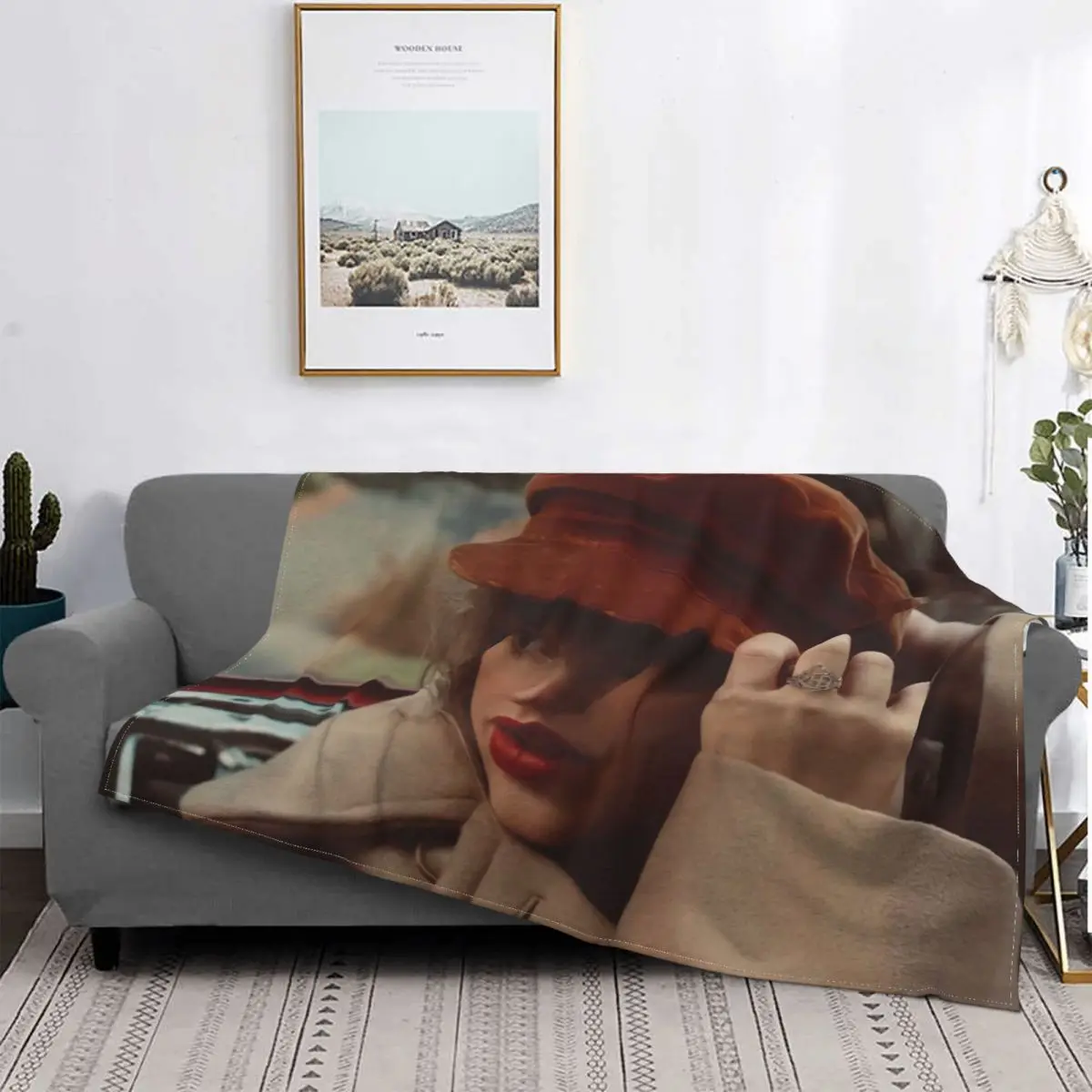 T In Red Cover Blanket Printed Stitch Warm Portable Flannel Throw Blankets For Bed Home
T In Red Cover Blanket Printed Stitch Warm Portable Flannel Throw Blankets For Bed Home