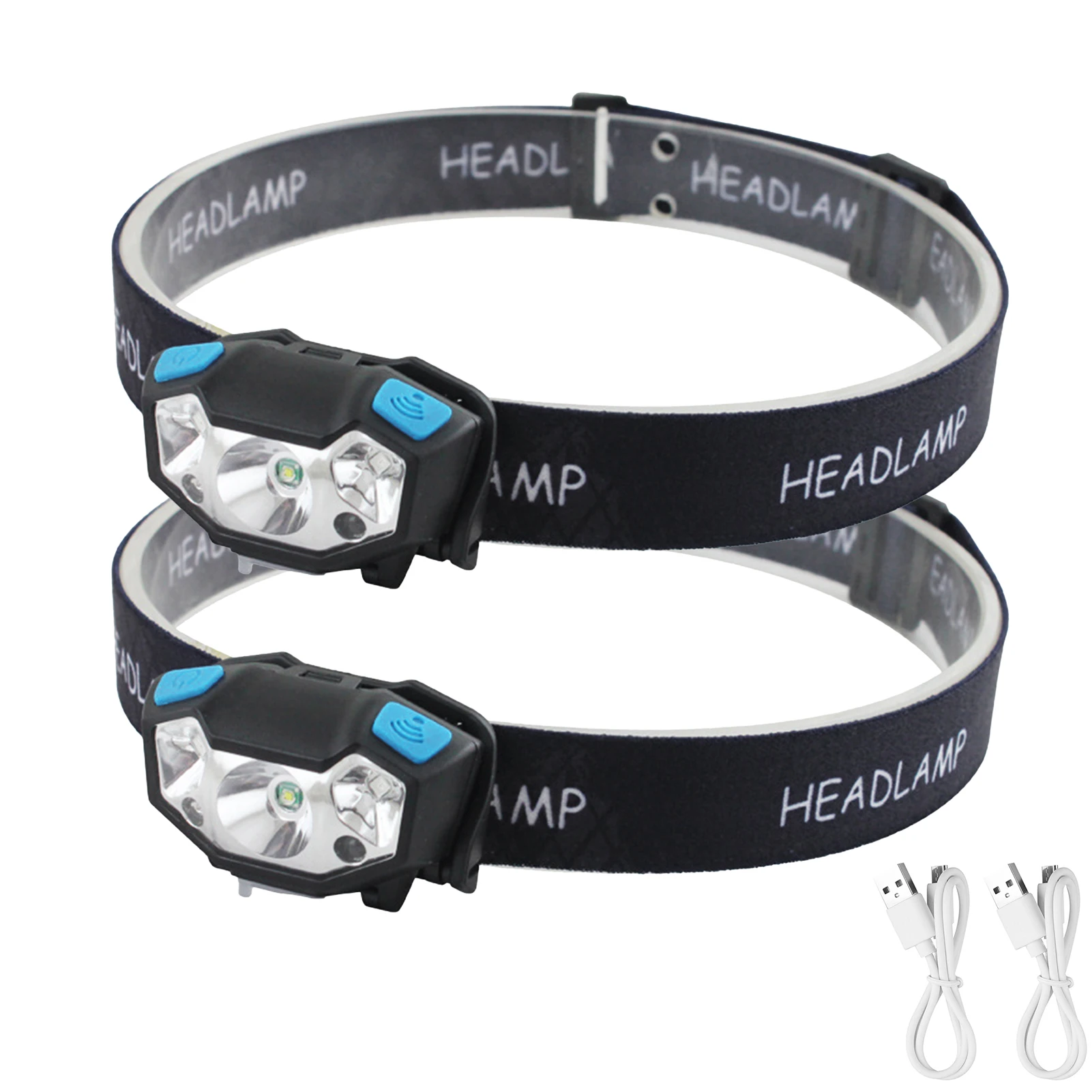 2pcs Fishing Hiking Super Bright 4 Modes USB Rechargeable Running LED Headlamp IPX4 Waterproof Induction Head Torch Camping
2pcs Fishing Hiking Super Bright 4 Modes USB Rechargeable Running LED Headlamp IPX4 Waterproof Induction Head Torch Camping