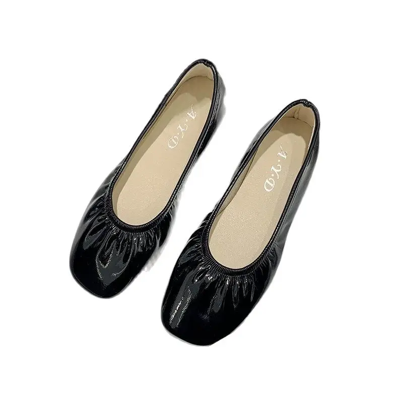 HUAXI Square Toe Soft Pu Leather Moccasins Women Loafers Foldable Ballet Flats Solid Grandam Shoes Women Comfy Slip on Ballerina 
HUAXI Square Toe Soft Pu Leather Moccasins Women Loafers Foldable Ballet Flats Solid Grandam Shoes Women Comfy Slip on Ballerina