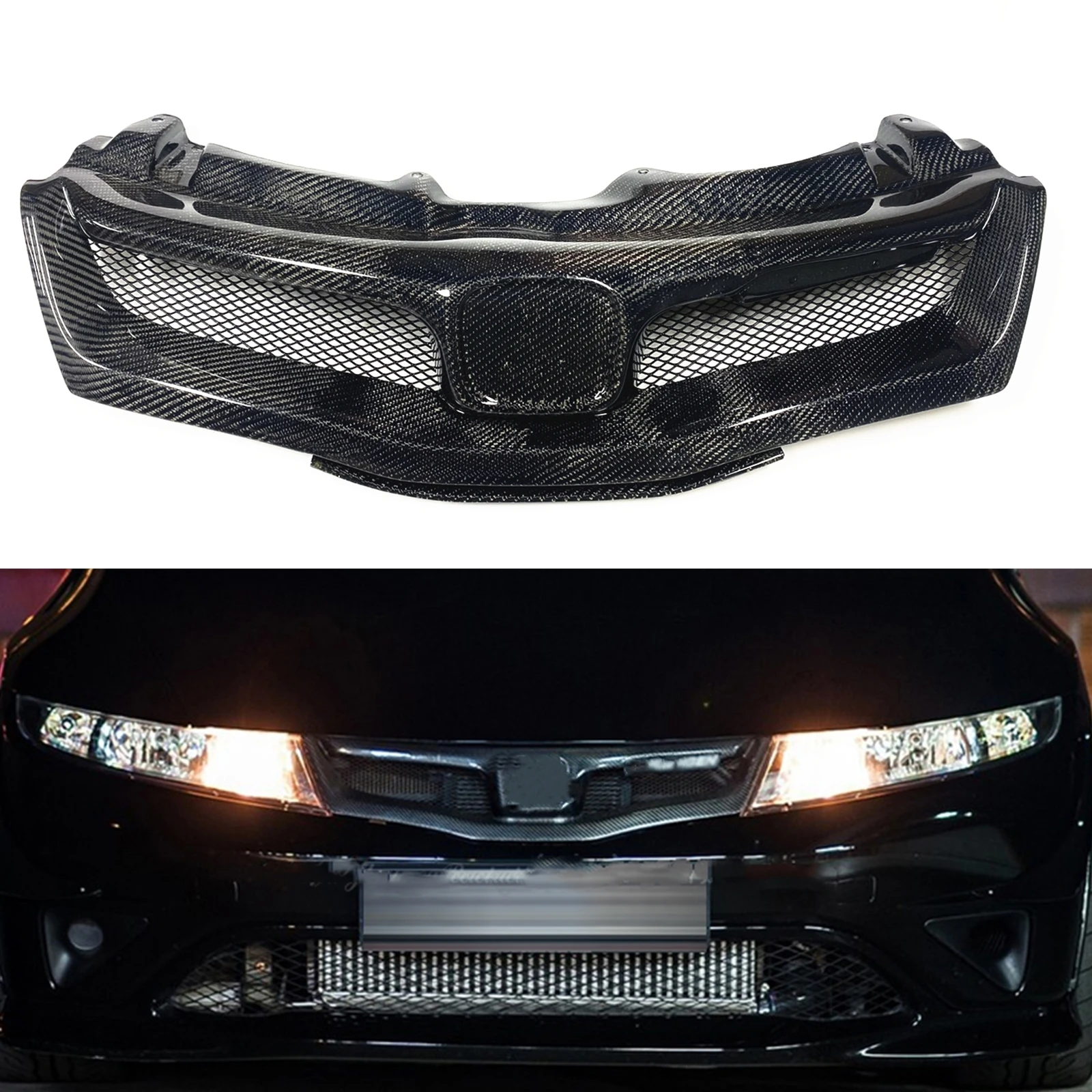 Гоночные грили для Honda Civic FN FK FN2 TYPE R 2006-2012, передняя решетка из углеродного волокна, верхний бампер автомобиля, комплект впускного капота, сетка
Гоночные грили для Honda Civic FN FK FN2 TYPE R 2006-2012, передняя решетка из углеродного волокна, верхний бампер автомобиля, комплект впускного капота, сетка