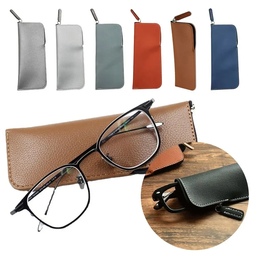 PU Leather Reading Glasses Bag Spectacle Case Zipper Sun Glasses Pouch Soft Myopia Frame Protector Eyewear Accessories
PU Leather Reading Glasses Bag Spectacle Case Zipper Sun Glasses Pouch Soft Myopia Frame Protector Eyewear Accessories
