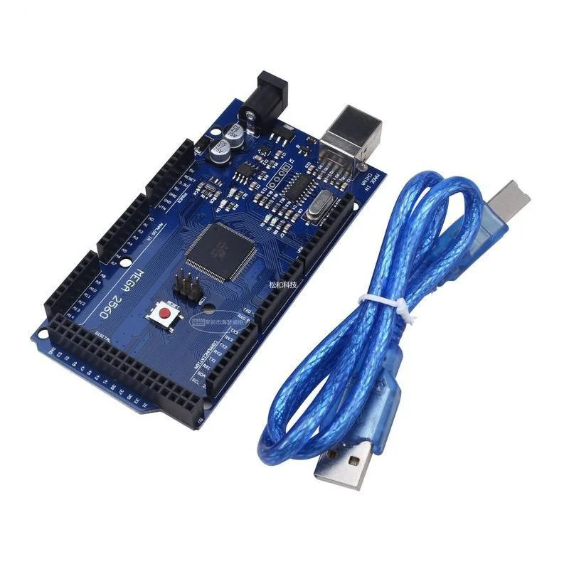 DHL для Arduino MEGA2560 MEGA 2560 R3 (ATmega2560-16AU CH340G), 40 шт., для разработчиков
DHL для Arduino MEGA2560 MEGA 2560 R3 (ATmega2560-16AU CH340G), 40 шт., для разработчиков