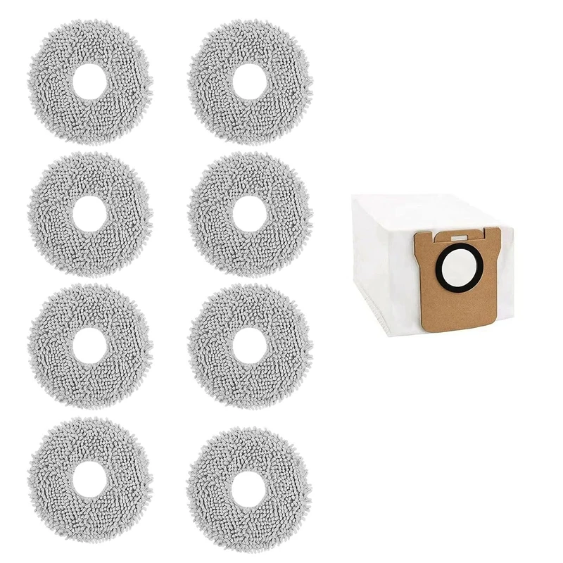 8 Pack Mop Pads For Dreame L10S Ultra, Washable Mop Pads Parts For Dreame L10 Ultra / L10S Pro / L10S Ultra Robot Vacuum
8 Pack Mop Pads For Dreame L10S Ultra, Washable Mop Pads Parts For Dreame L10 Ultra / L10S Pro / L10S Ultra Robot Vacuum