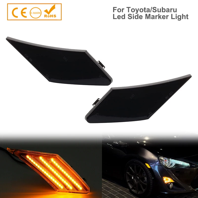 2x Smoked LED Side Marker Parking Light For 2013- Scion FRS Subaru BRZ Toyota 86 SU003-02540,SU003-02541,84912CA150,84912CA140
2x Smoked LED Side Marker Parking Light For 2013- Scion FRS Subaru BRZ Toyota 86 SU003-02540,SU003-02541,84912CA150,84912CA140