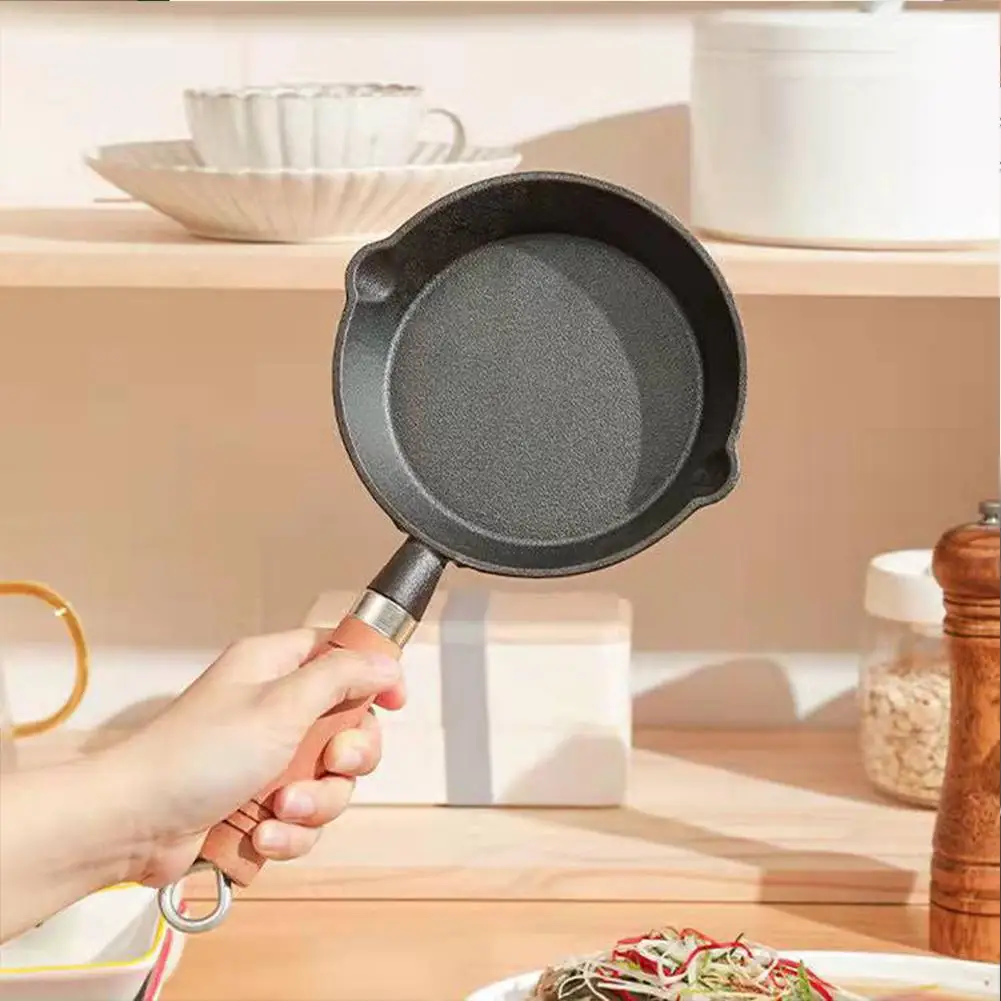 Mini Cast Iron Pan Frying Pan Mini Thickened Kitchen Egg Pan With Wooden Handle Dropshipping
Mini Cast Iron Pan Frying Pan Mini Thickened Kitchen Egg Pan With Wooden Handle Dropshipping