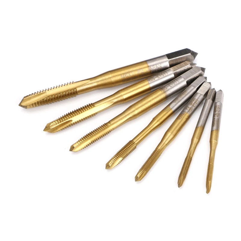 M2/M2.5/M3/M3.5/M4/M5/M6 HSS Metric Straight Flute Thread Screw Tap Plug Tap G2AB
M2/M2.5/M3/M3.5/M4/M5/M6 HSS Metric Straight Flute Thread Screw Tap Plug Tap G2AB