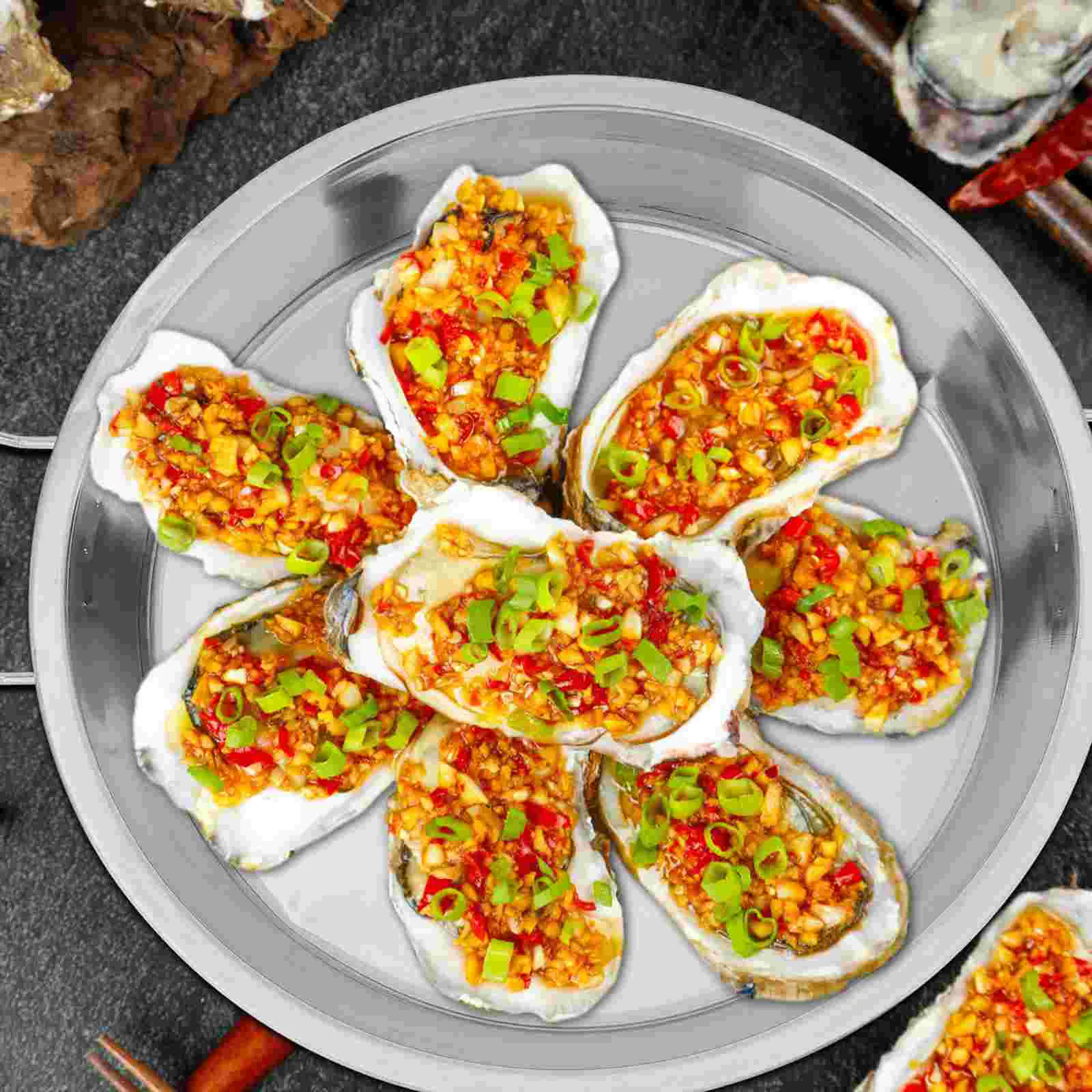 Steel Stainless Plate Tray Pan Steaming Steamer Noodle Steamed Rice Round Dishcold Cakeserving Pot Handle Rack Pans Metal Steam
Steel Stainless Plate Tray Pan Steaming Steamer Noodle Steamed Rice Round Dishcold Cakeserving Pot Handle Rack Pans Metal Steam