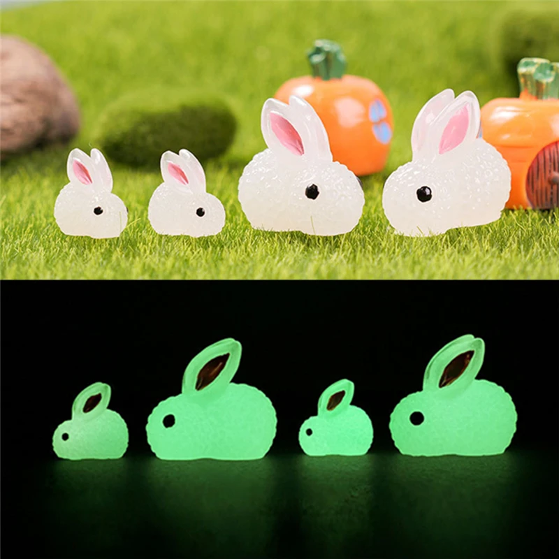 5/10PCS Mini Luminous Rabbit Figurines Glowing in Dark Bunny Animals Miniature Fairy Garden Accessories Flower Potted Decoration
5/10PCS Mini Luminous Rabbit Figurines Glowing in Dark Bunny Animals Miniature Fairy Garden Accessories Flower Potted Decoration