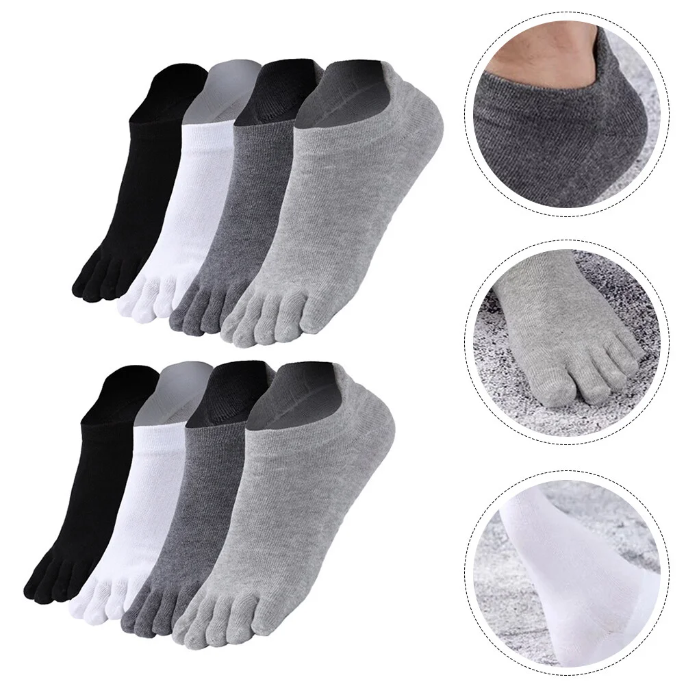 4 Pairs Mens Athletic Socks Sweat Socks Cotton Men Low Cut Casual Toe Simple Short Women Thread Split Skin-friendly
4 Pairs Mens Athletic Socks Sweat Socks Cotton Men Low Cut Casual Toe Simple Short Women Thread Split Skin-friendly
